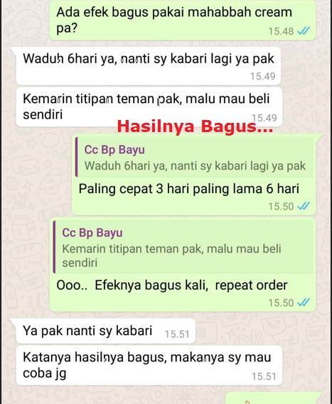 12 Testimoni Pembeli Mahabbah Cream Obat Kuat Oles Pria Tahan Lama