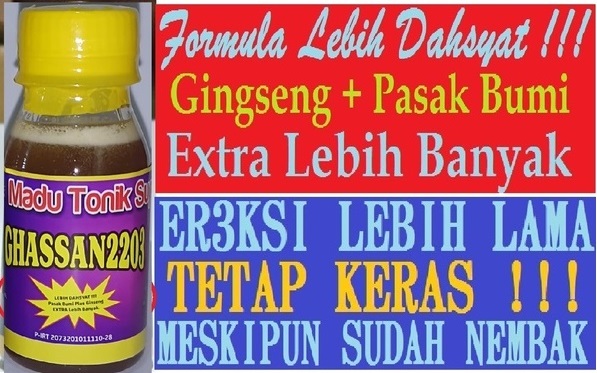 Madu Super Tonik Ghassan2203 – Suplemen Stamina Pria dengan Madu Hutan Asli