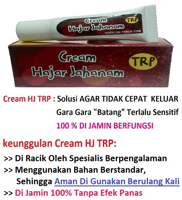 Obat Kuat Oles Tahan Lama Pria Cream Hajar Jahanam TRP 